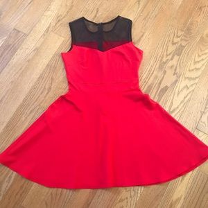 Teens red dress